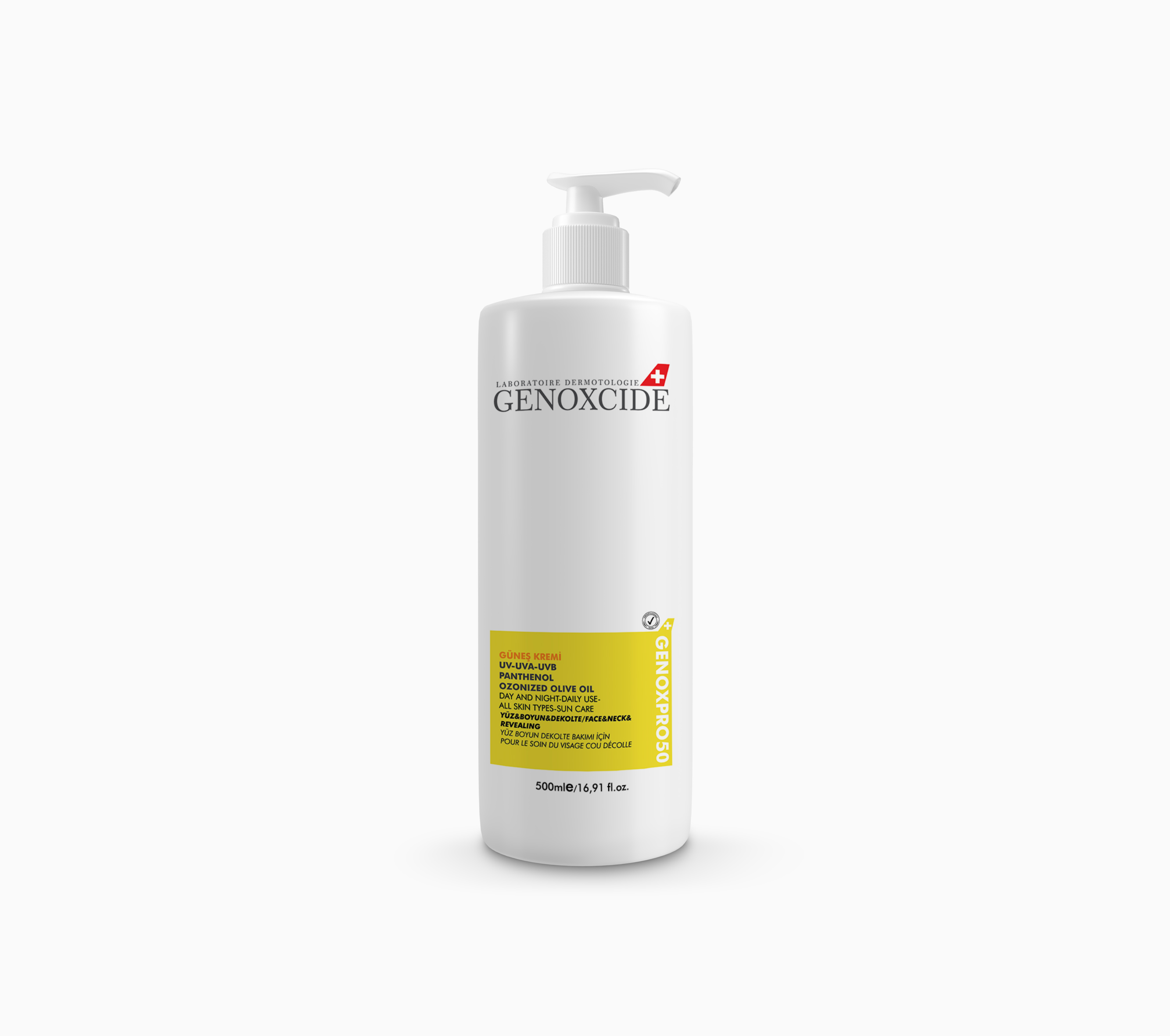 Güneş Kremi 500 ml, genoxcide.com